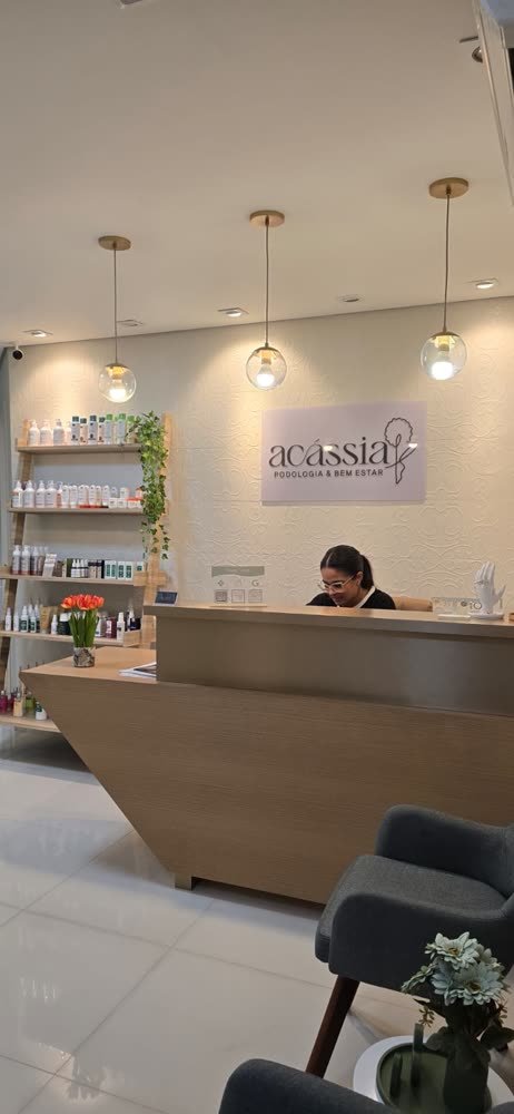 Recepção da Acássia Podologia em São Bernardo do Campo